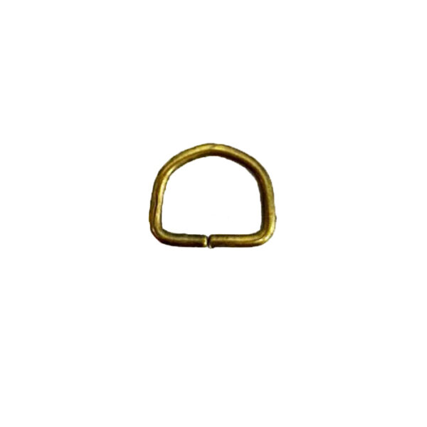 Argolla Medialuna - Oro viejo - 10mm