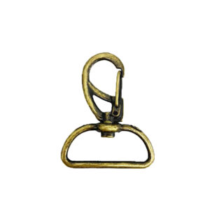 Mosquetón Oro viejo - 30mm