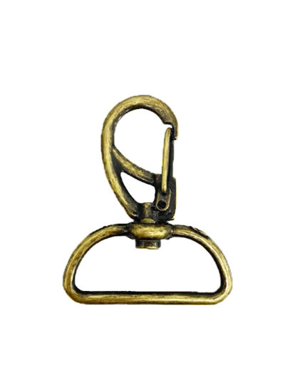 Mosquetón Oro viejo - 30mm