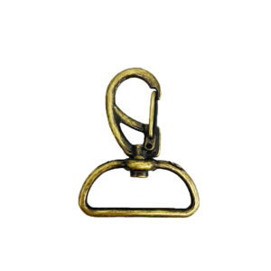 Mosquetón Oro viejo - 30mm