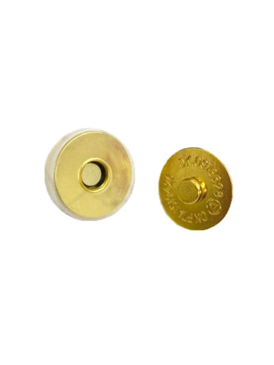 Broche Botón Dorado con Imán