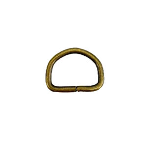 Argolla Medialuna Oro viejo – 20mm