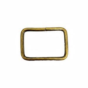 Hebilla Rectangular Oro viejo - 30mm
