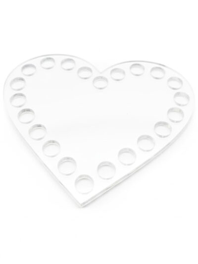 Base Corazón Acrílico
