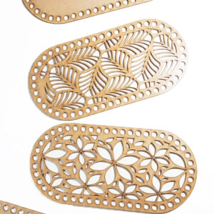 Base Ovalada Calada MDF