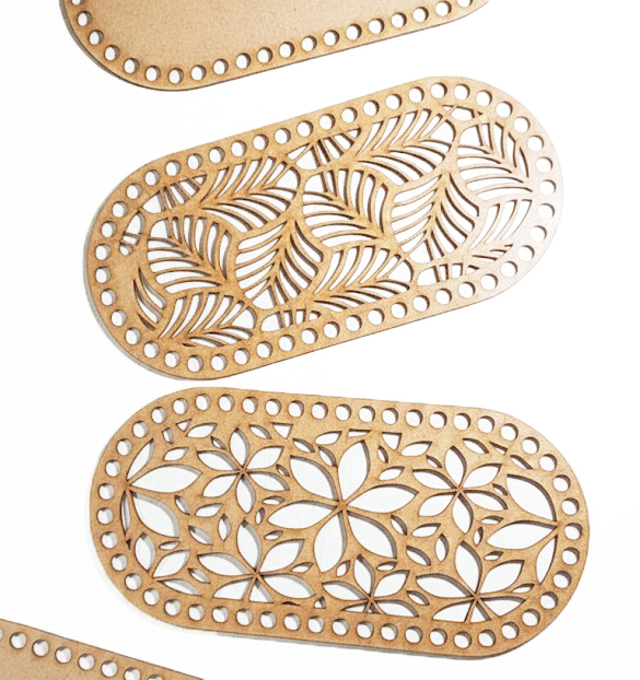 Base Ovalada Calada MDF