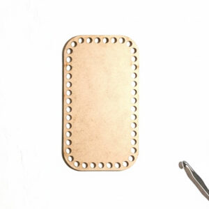 Base rectangular puntas circ. MDF