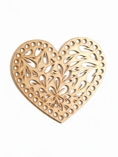 Base Corazón Calada MDF