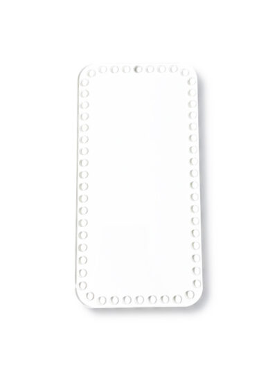 Base Rectangular puntas circ. Acrílico